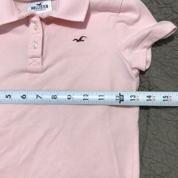 Hollister pink Polo stretch size XS. A268 - Picture 5 of 5